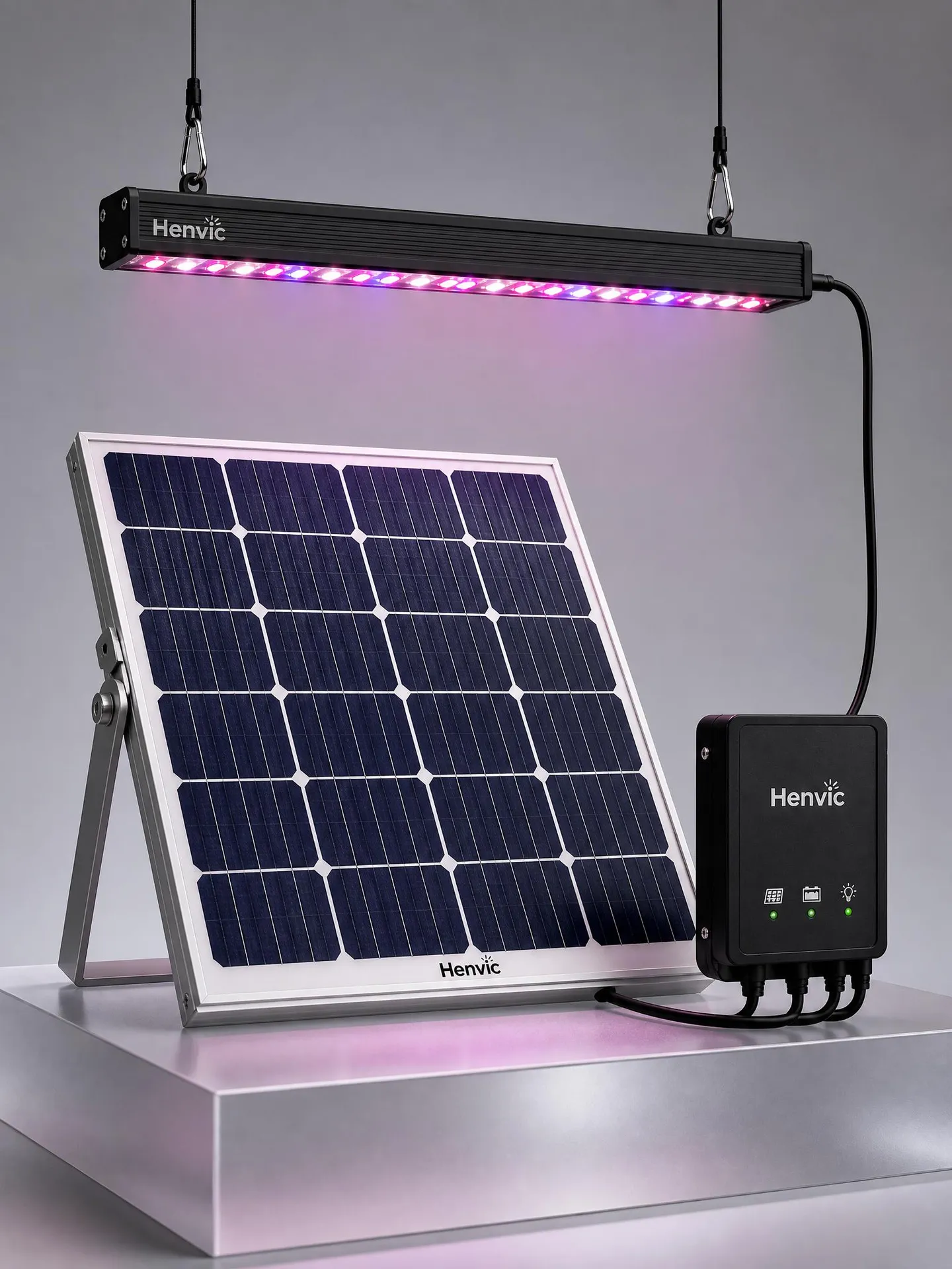 Henvic HVC-GS Solar-LED-Pflanzenlampe